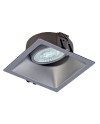 COMFORT GU10 * EMPOTRABLE CUADRADO PLATA